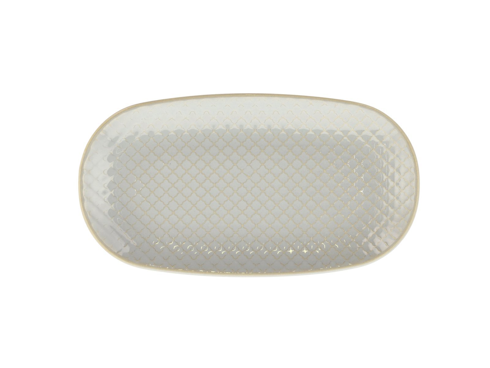 Plate Elstra 25.5 X 14 X 2.5 Cm Stoneware Light Blue Ass. - Image 5