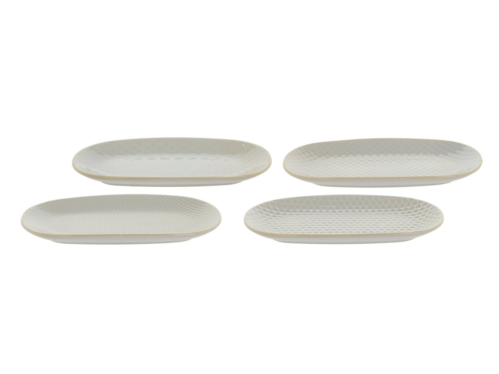 Plate Elstra 25.5 X 14 X 2.5 Cm Stoneware Light Blue Ass. - Image 7