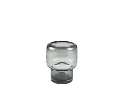 Hoej Vase 13.5 × 17 cm – Grey