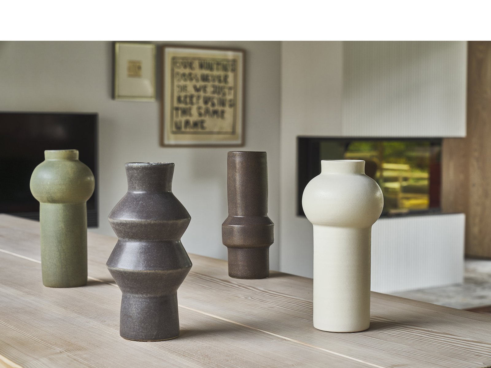 Vase Rost 12X30Cm Dark Brown Stoneware - Image 3