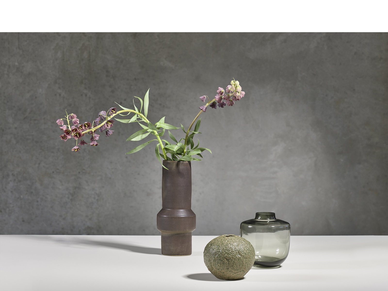 Vase Rost 12X30Cm Dark Brown Stoneware - Image 4
