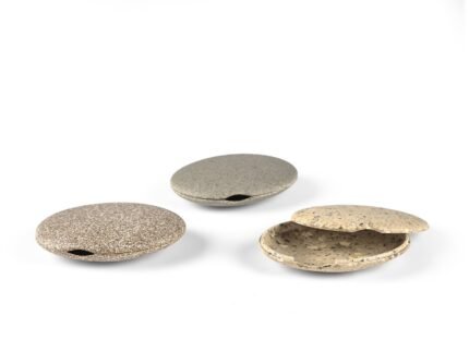 Sten Lidded Figures 11 cm, Set of 3 – Natural
