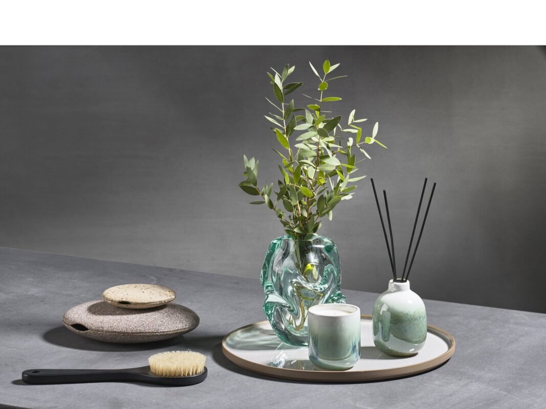 Villa Collection Sten Lidded Figures 11 cm, Set of 3 in Natural (5)