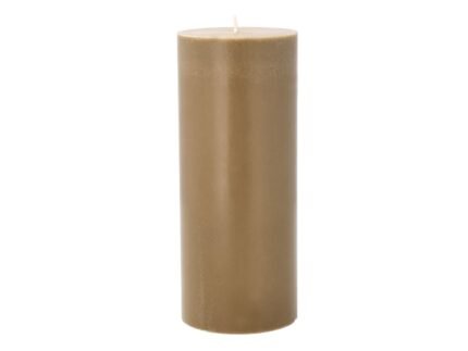 Trae Pillar Candle Ø7.8 × 19 cm – Amber