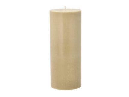 Trae Pillar Candle Ø7.8 × 19 cm – Camel
