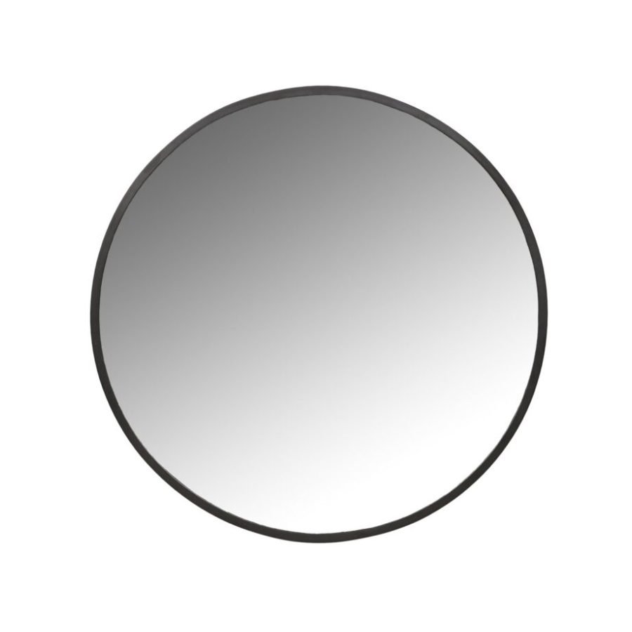 Villa Collection Vardo Round Mirror Ø60 cm in Black