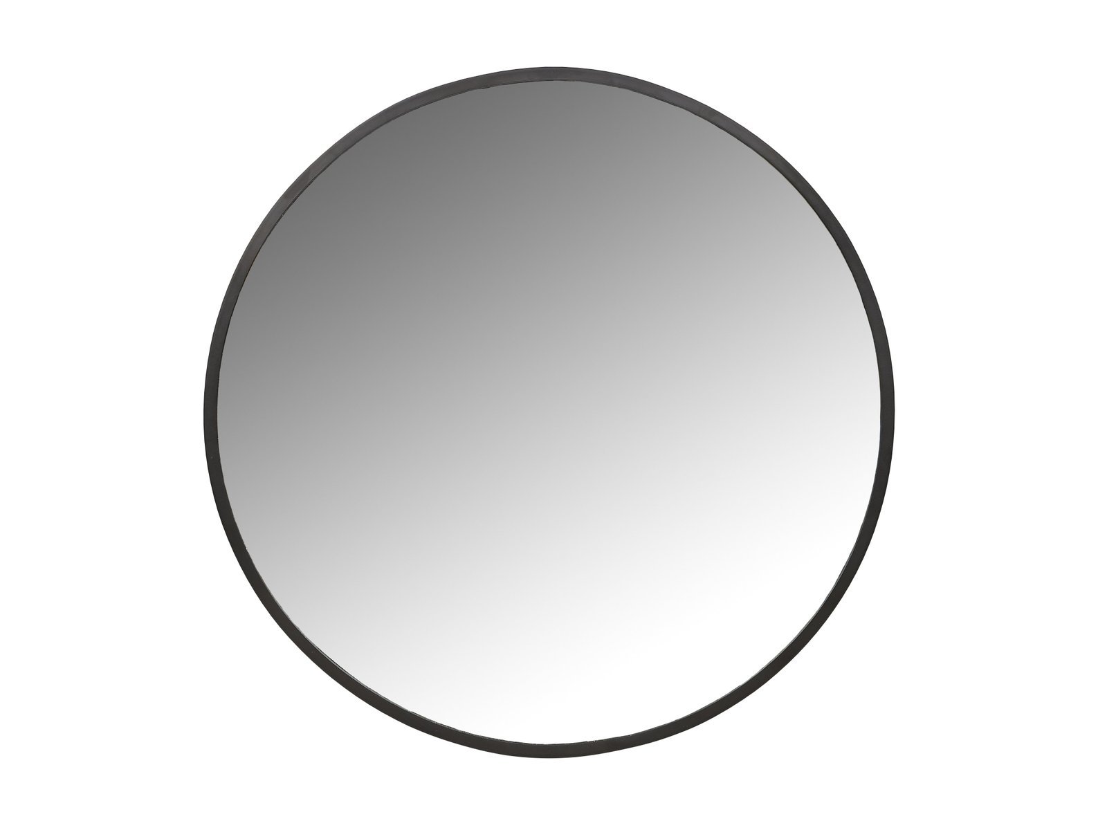 Mirror Vardo D60 Cm Black Iron/Mirror