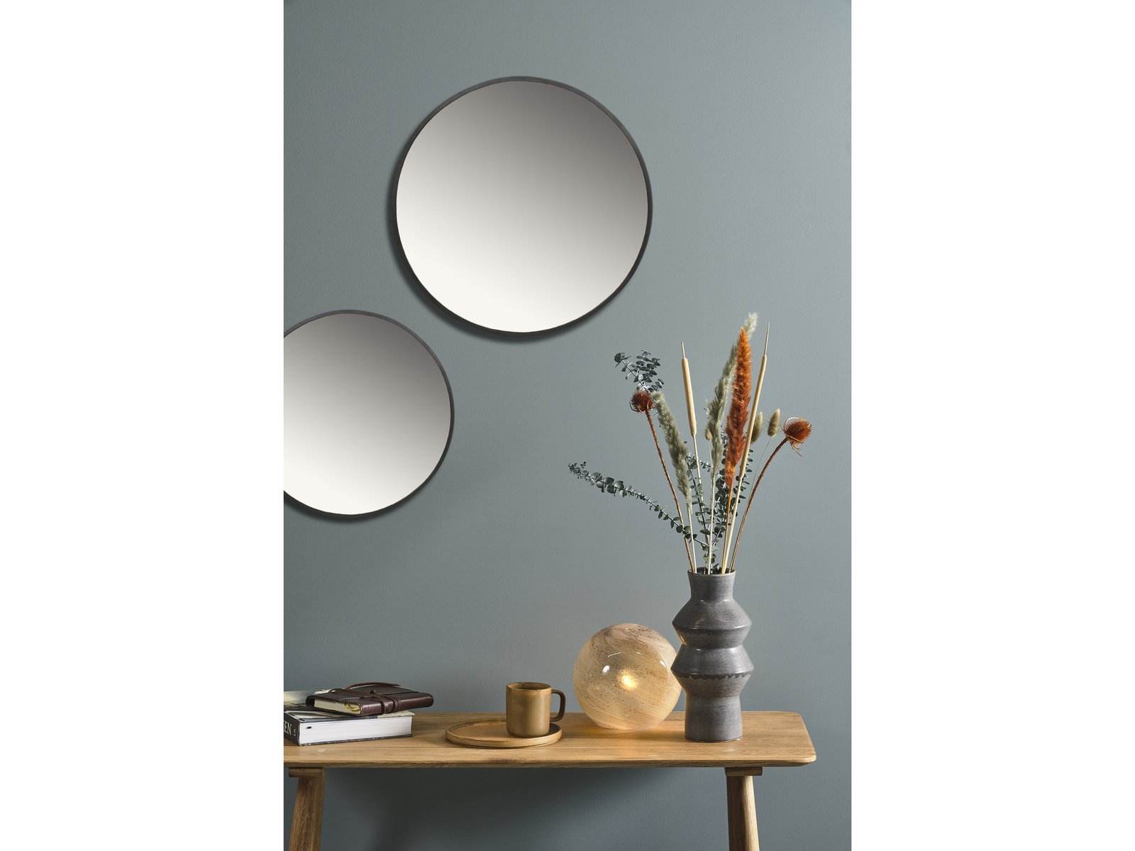 Mirror Vardo D60 Cm Black Iron/Mirror - Image 5
