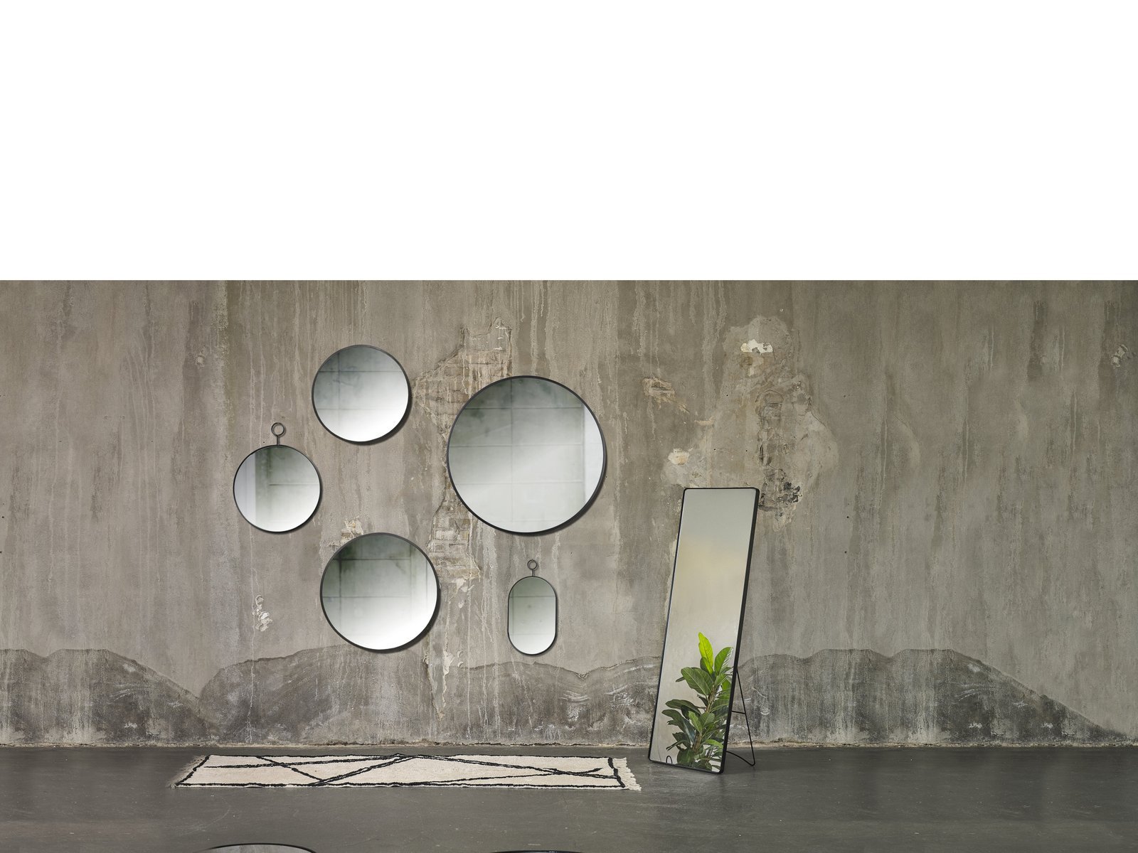 Mirror Vardo D60 Cm Black Iron/Mirror - Image 6