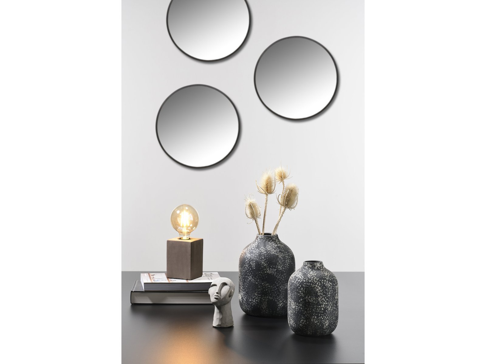 Mirror Vardo D60 Cm Black Iron/Mirror - Image 7