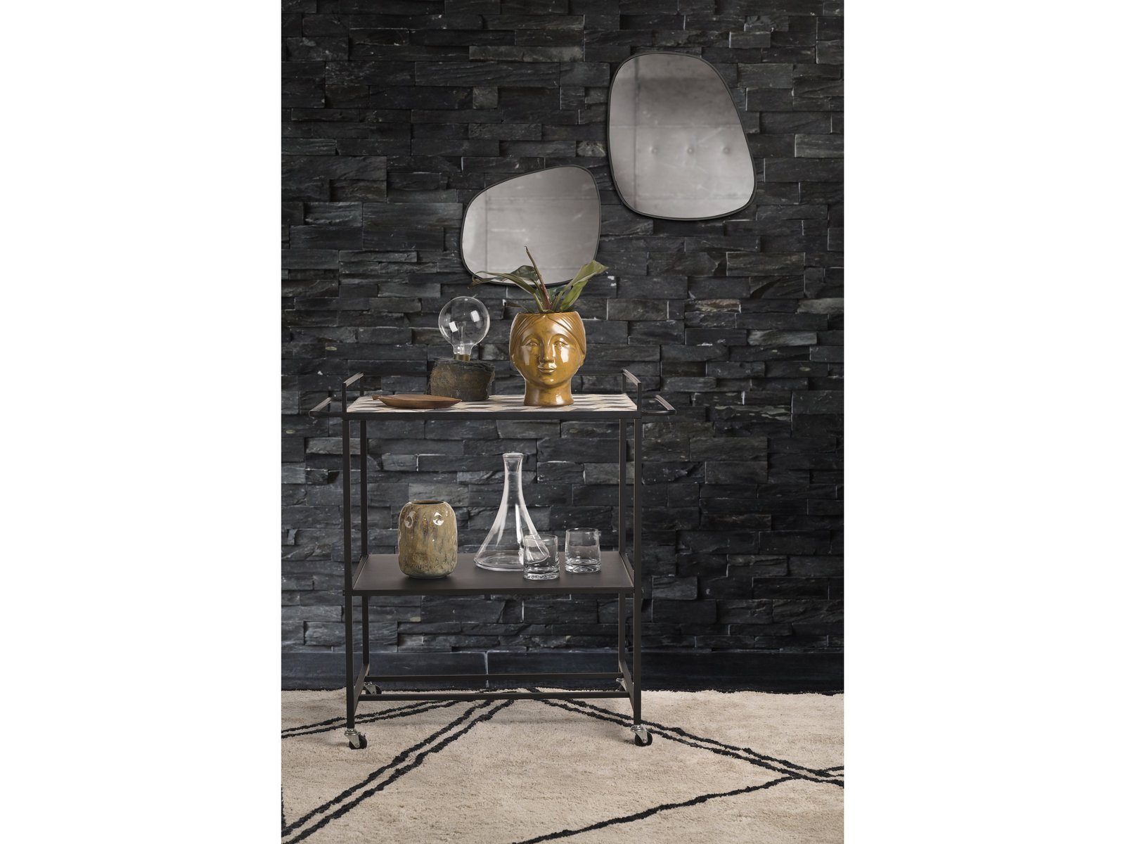 Mirror Venja 34X40 Cm Black Iron/Mirror - Image 6