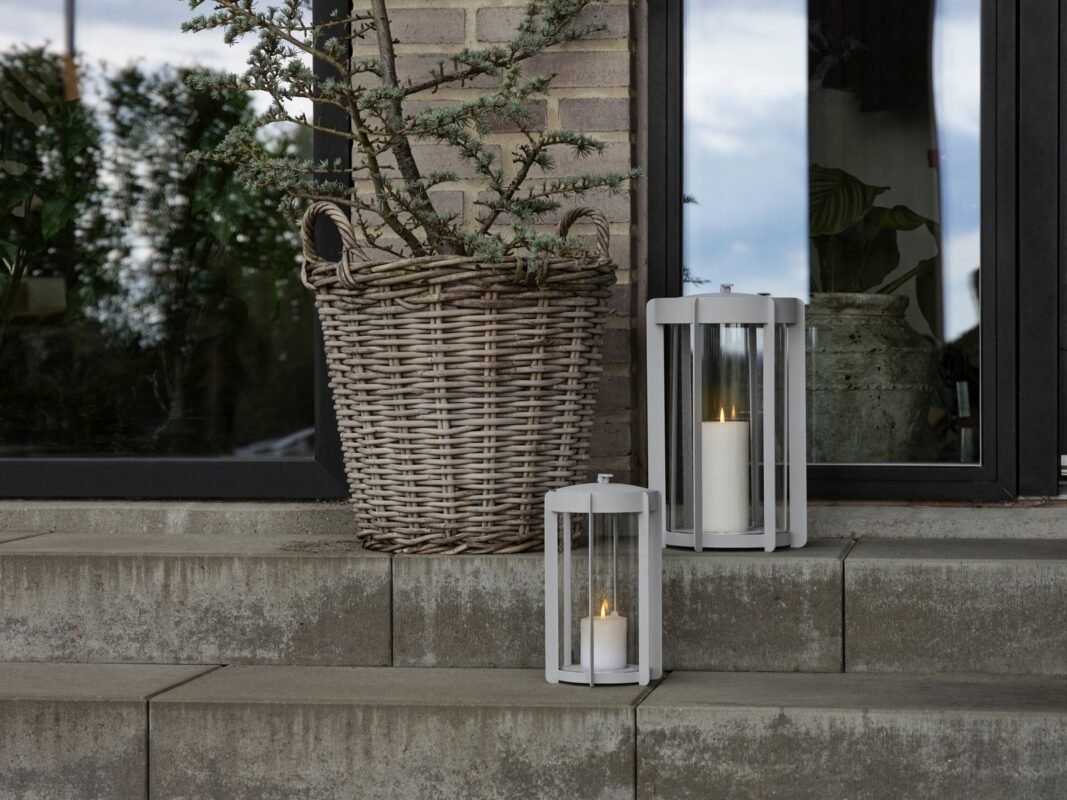 Zone Denmark Firefly Lantern 25 cm in Soft Grey (7)
