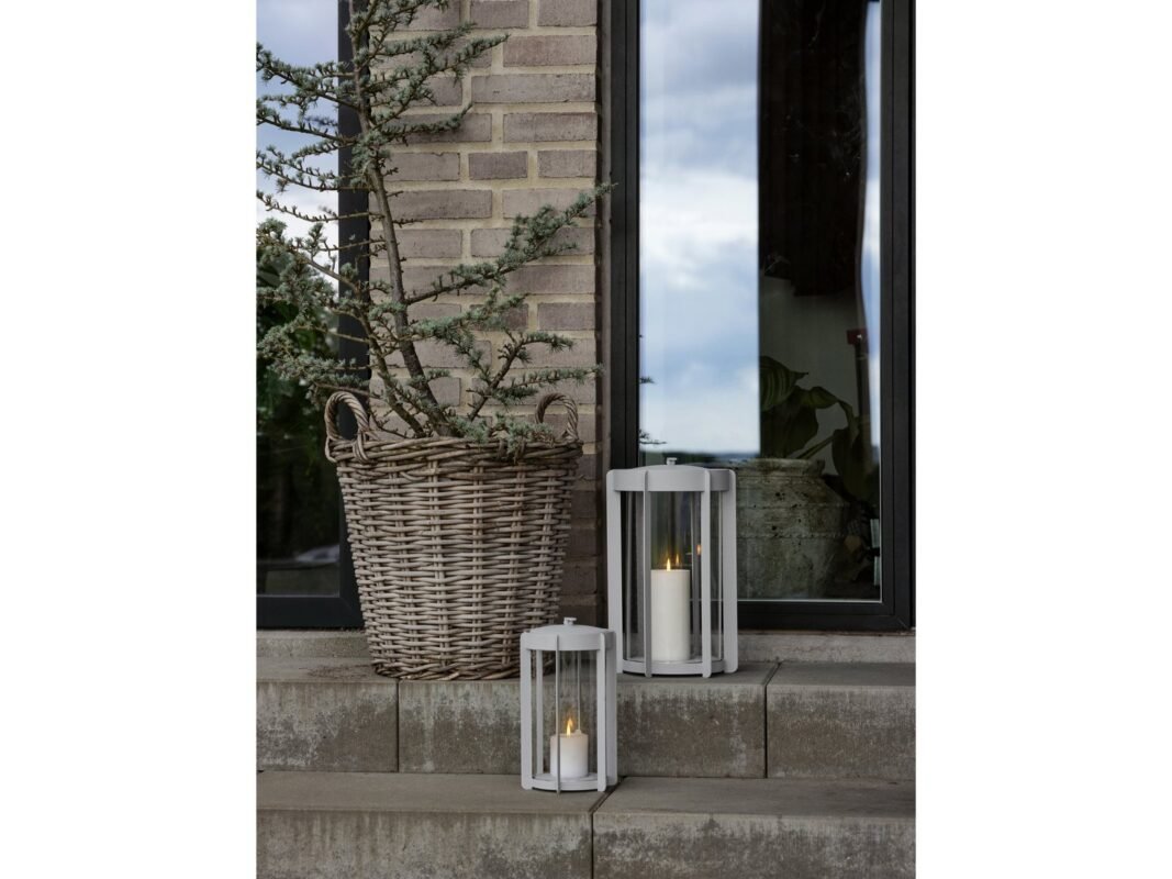 Zone Denmark Firefly Lantern 25 cm in Soft Grey (8)