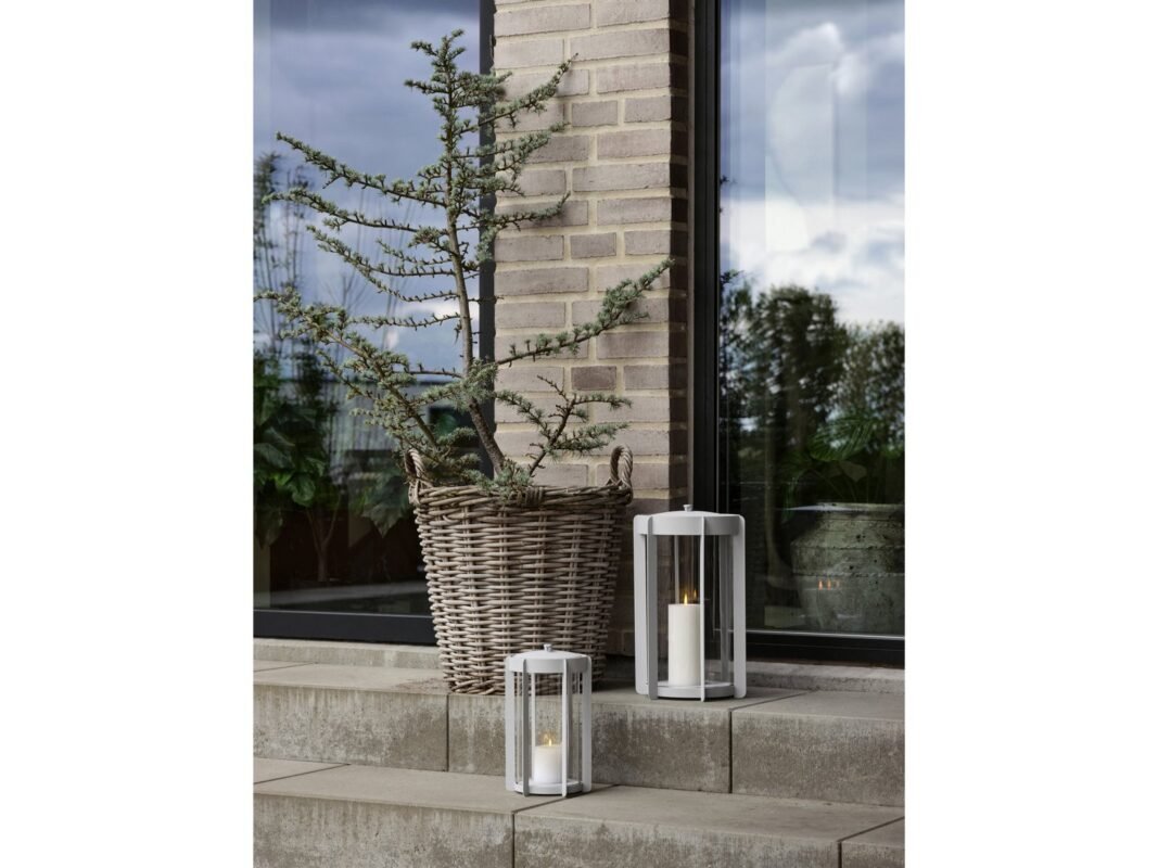 Zone Denmark Firefly Lantern 25 cm in Soft Grey (10)