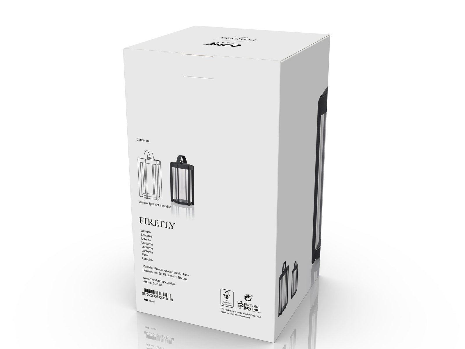 Lantern Firefly 25 Cm Black - Image 17