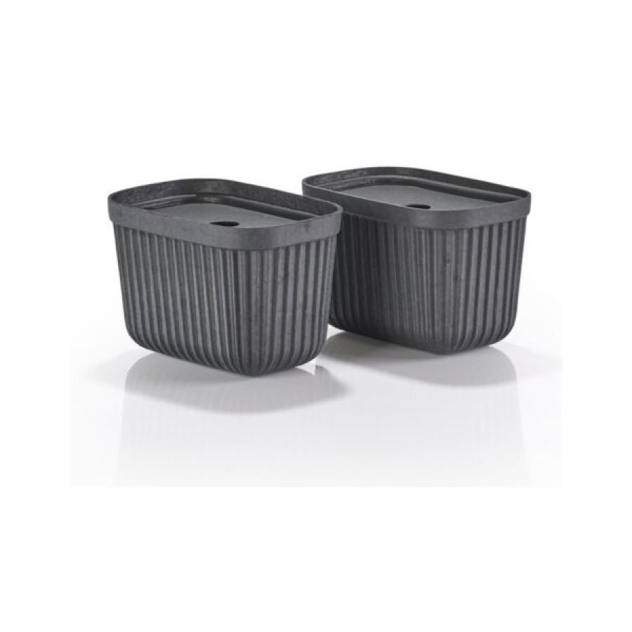 Zone Denmark Pulp Storage Box 23 × 15 cm, 2 pcs in Black (4)