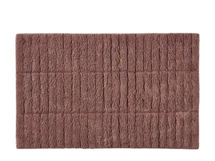 Tiles Bath Mat 80 × 50 cm – Peach Red