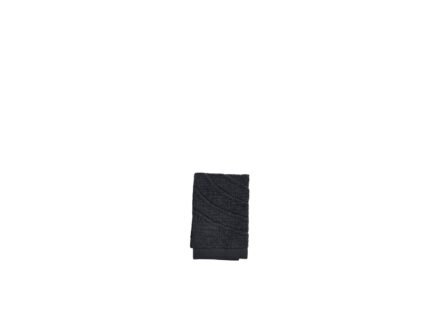 Time Face Cloth 30 × 30 cm – Black
