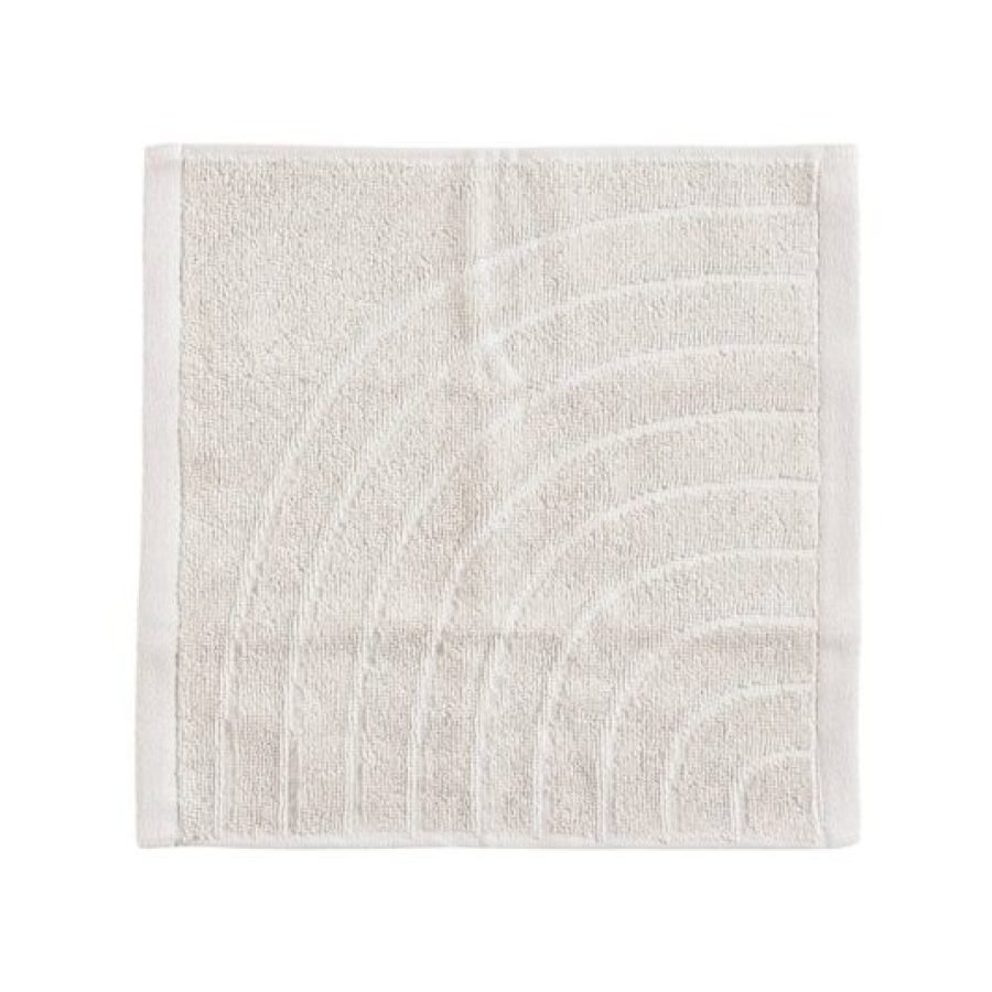 Zone Denmark Time Face Cloth 30 × 30 cm in Soft Grey (2)