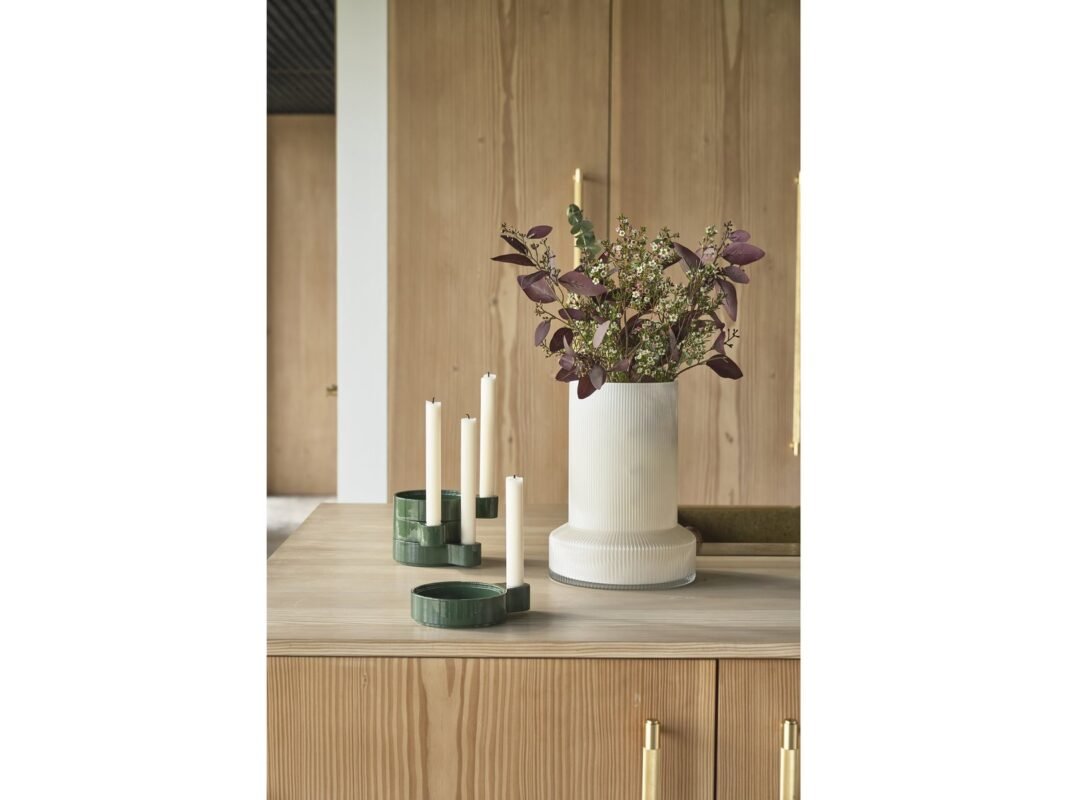 Villa Collection Aia Crown-Top Candle 30 cm, 4 pcs in Cream (10)