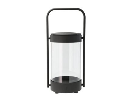 Ancona Lantern 29 × 23 × 63 cm – Black
