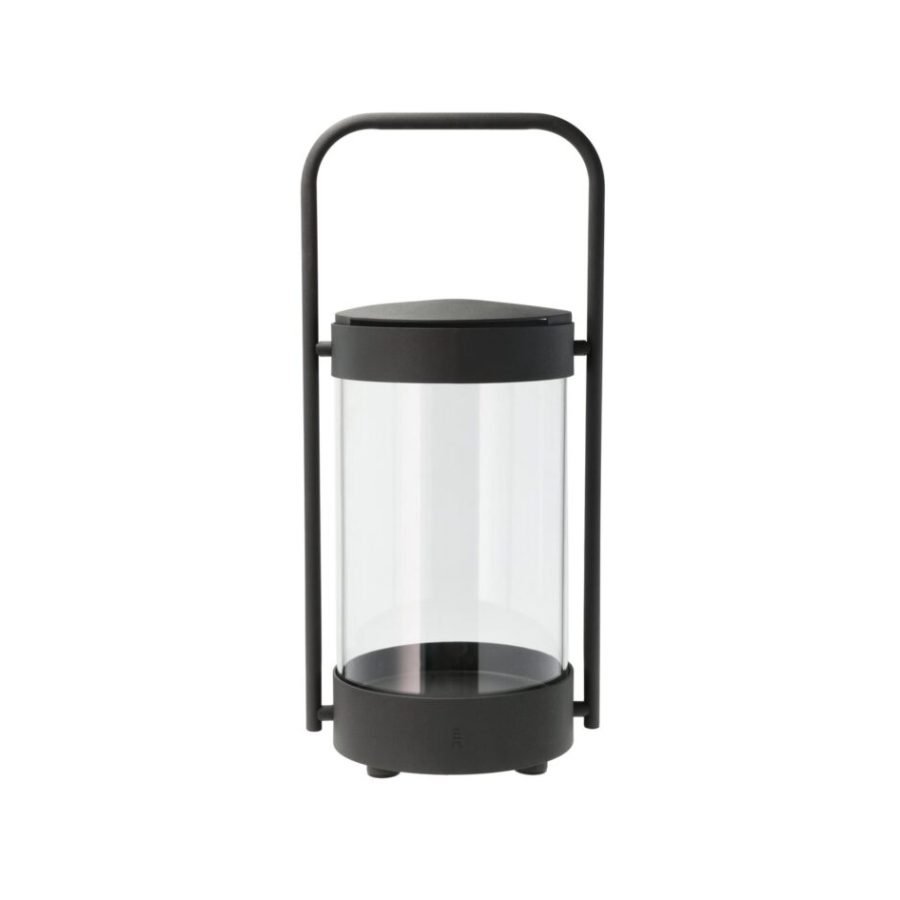 Ancona Lantern 29 × 23 × 63 cm – Black
