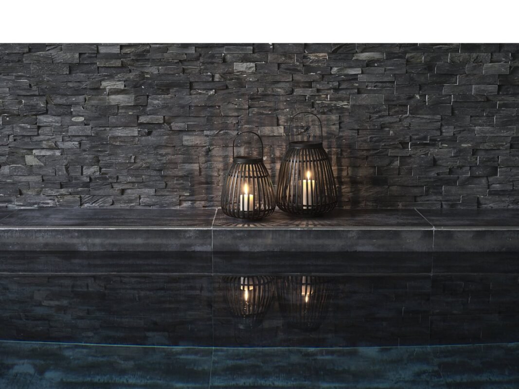 Villa Collection Asra Lantern Ø25 × 30 cm in Black (4)