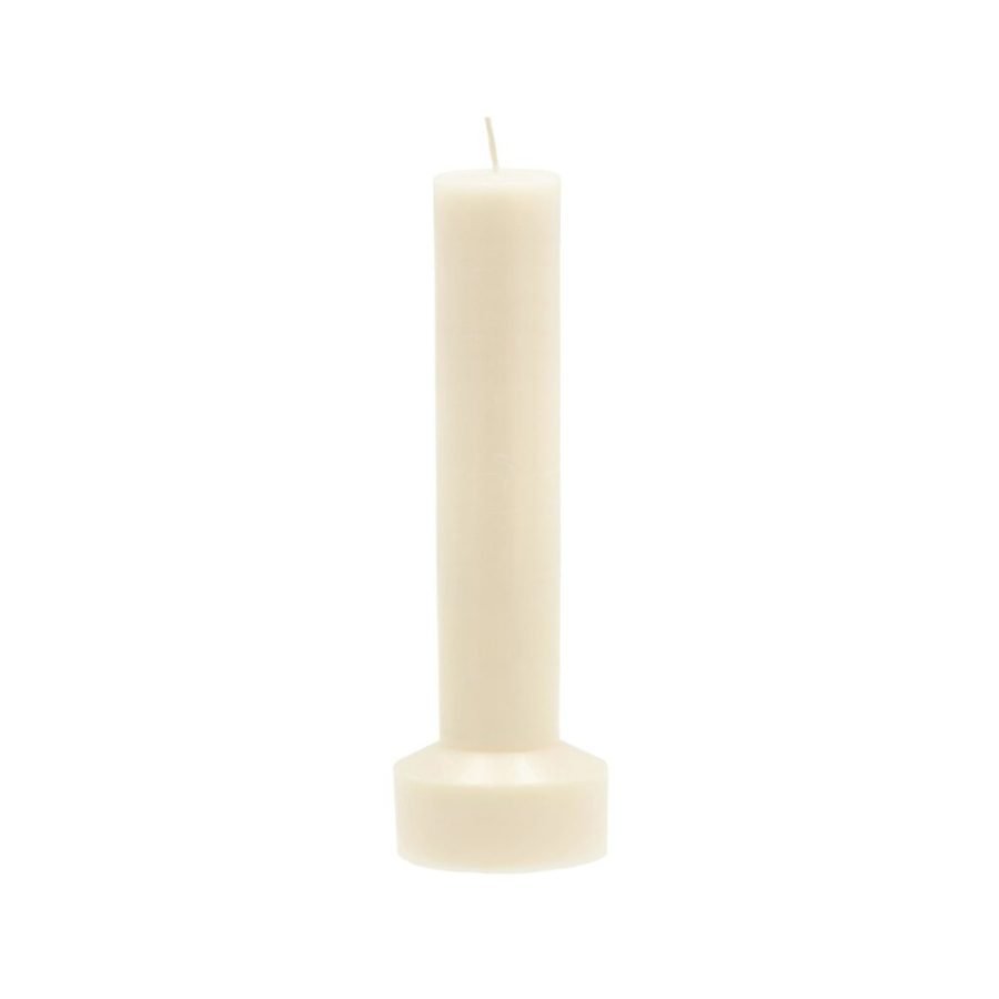 Villa Collection Hvils Pillar Candle Ø8 × 23 cm in Cream