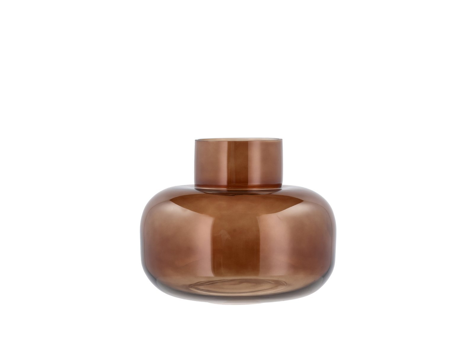 Vase Kehl D24.8 X 19.5 Cm Brown Glass