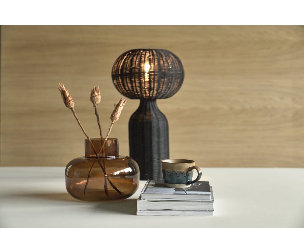 Villa Collection Kehl Vase Ø24.8 × 19.5 cm in Brown (3)