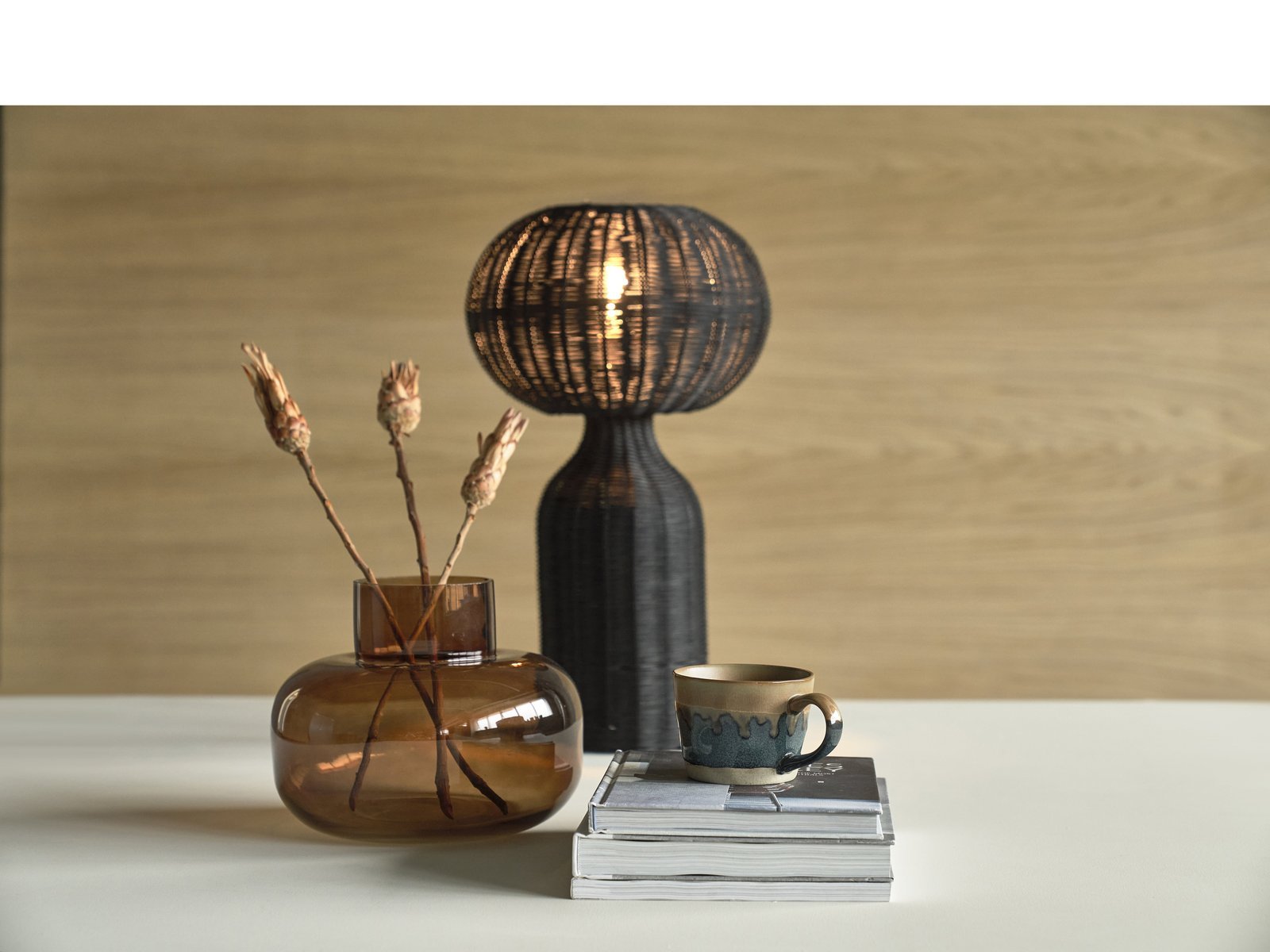 Vase Kehl D24.8 X 19.5 Cm Brown Glass - Image 3