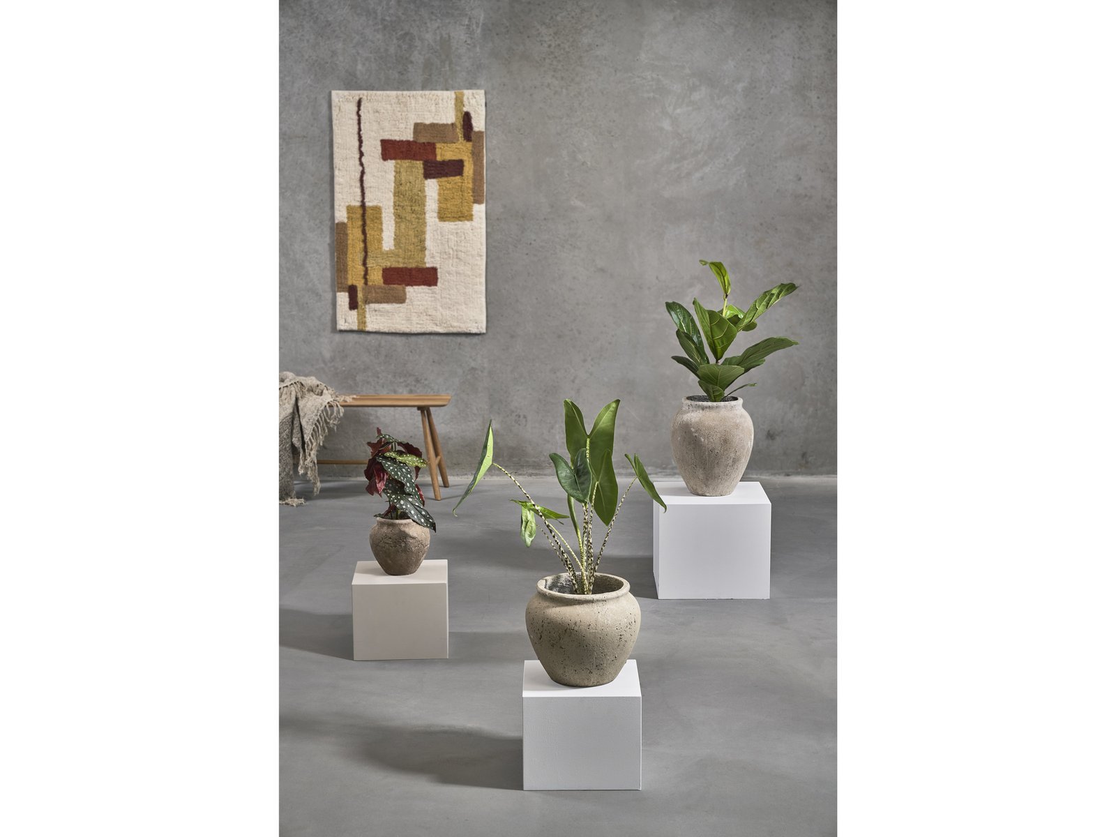 Decoration Jar Loev H25 Cement - Image 6