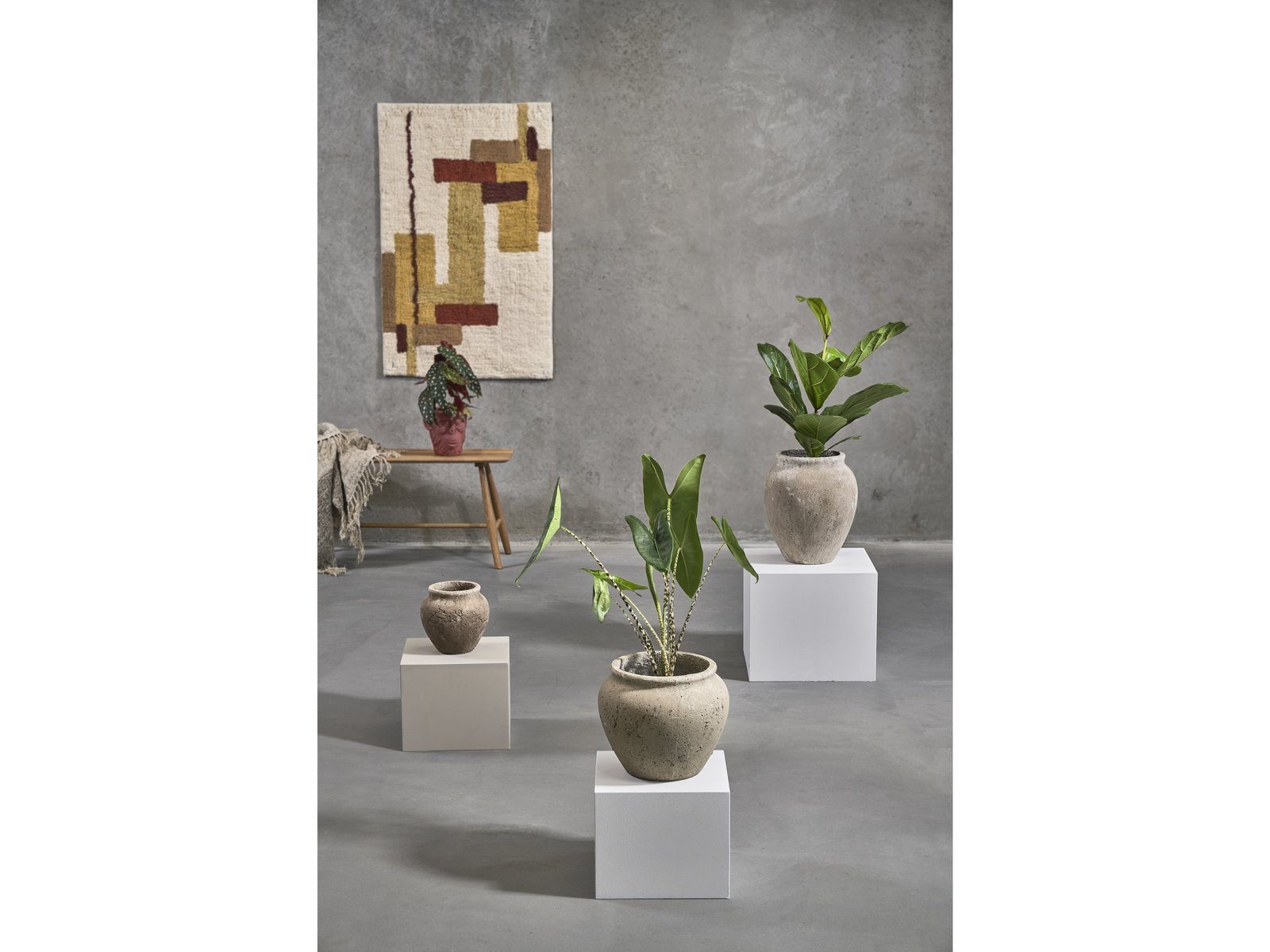 Decoration Jar Loev H25 Cement - Image 7
