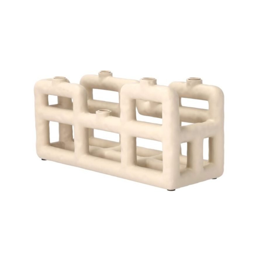 Villa Collection Lyng Candlestick 28 × 10 × 13.5 cm in Sand (8)
