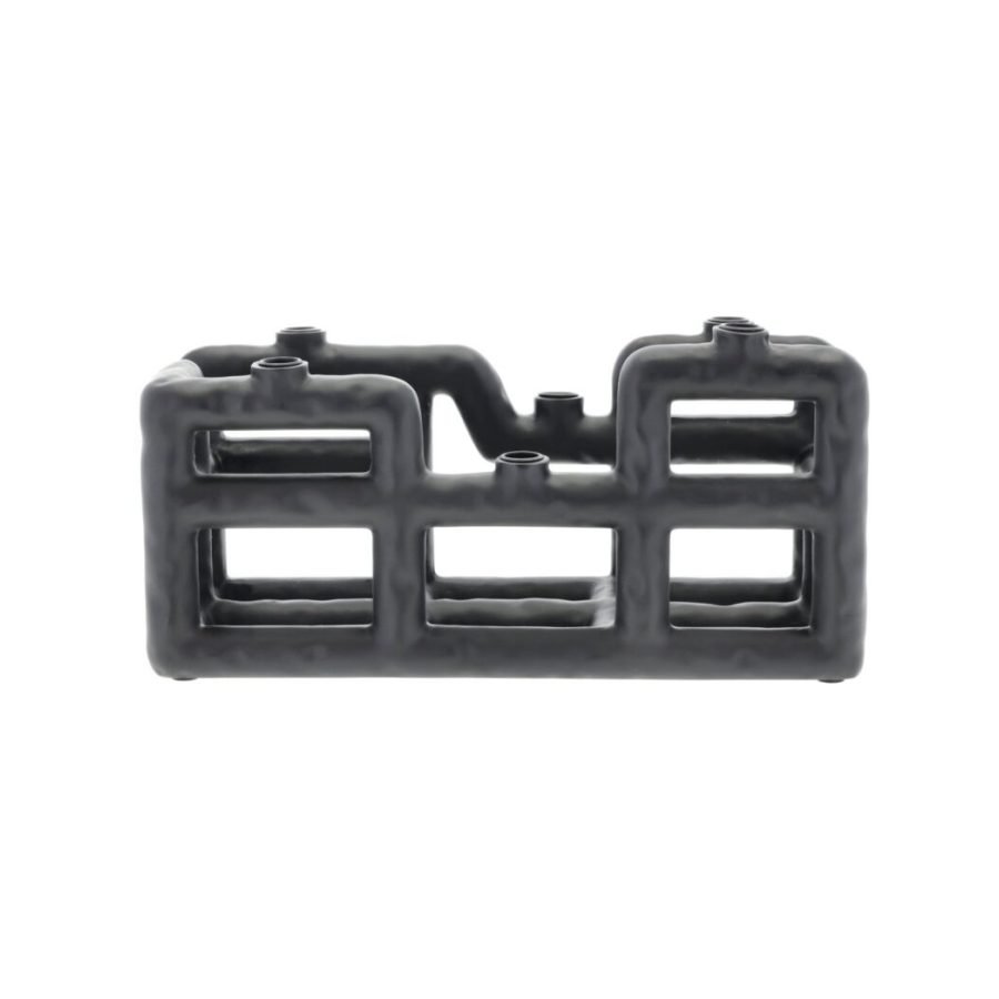 Villa Collection Lyst Candlestick 28 × 10 × 13.5 cm in Black (7)