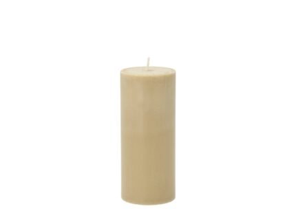 Trae Pillar Candle Ø6 × 14 cm – Camel