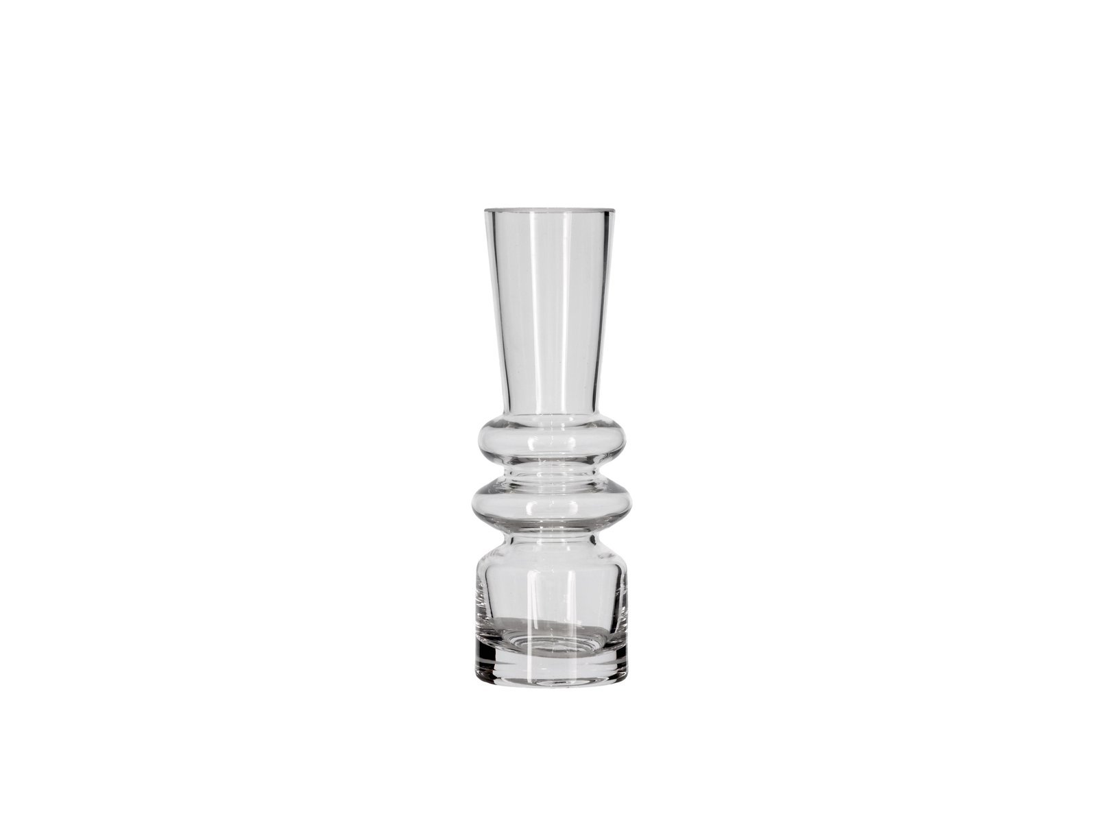Vase Trio D7 X 20 Cm Clear Glass