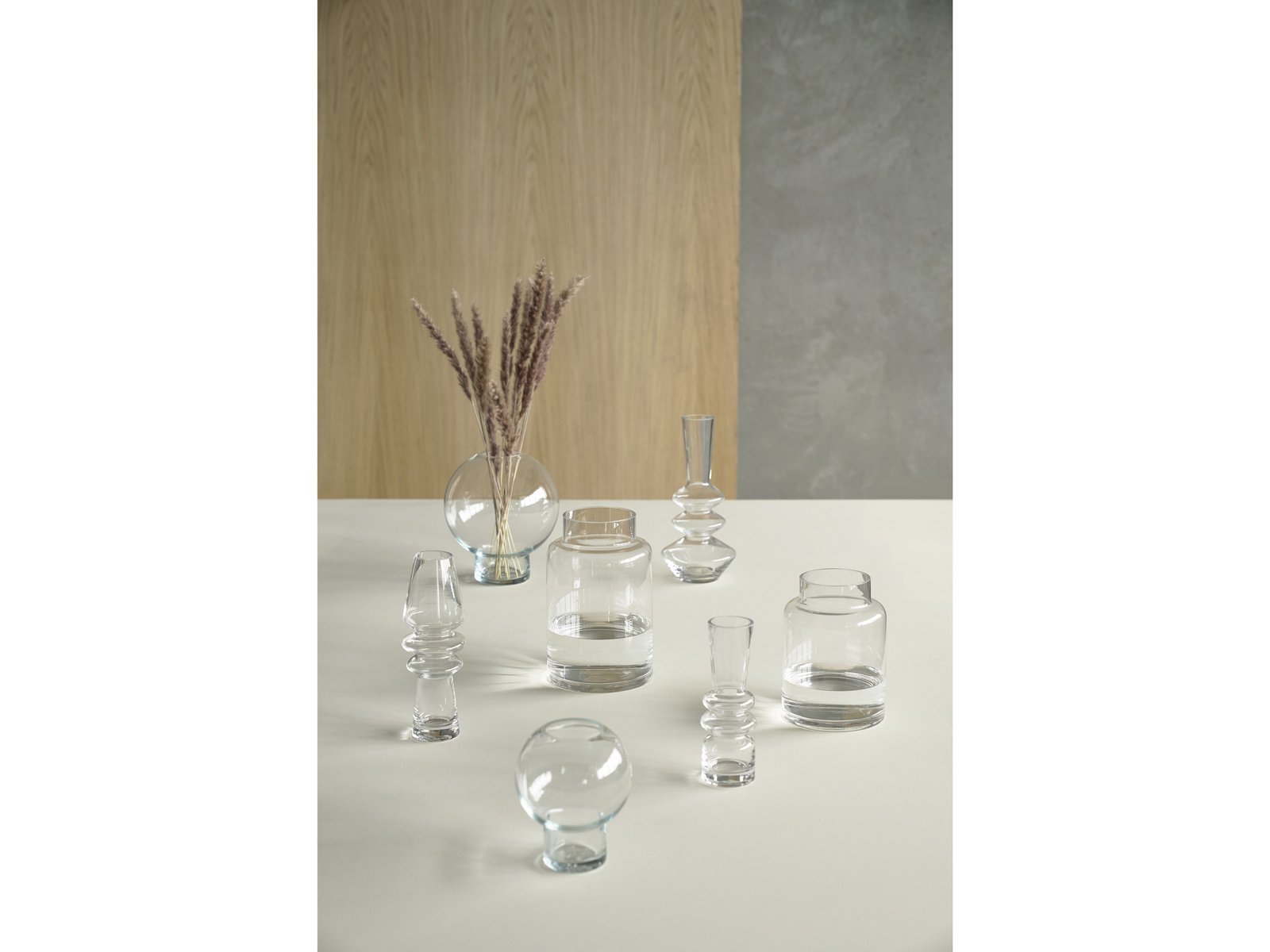Vase Trio D7 X 20 Cm Clear Glass - Image 3
