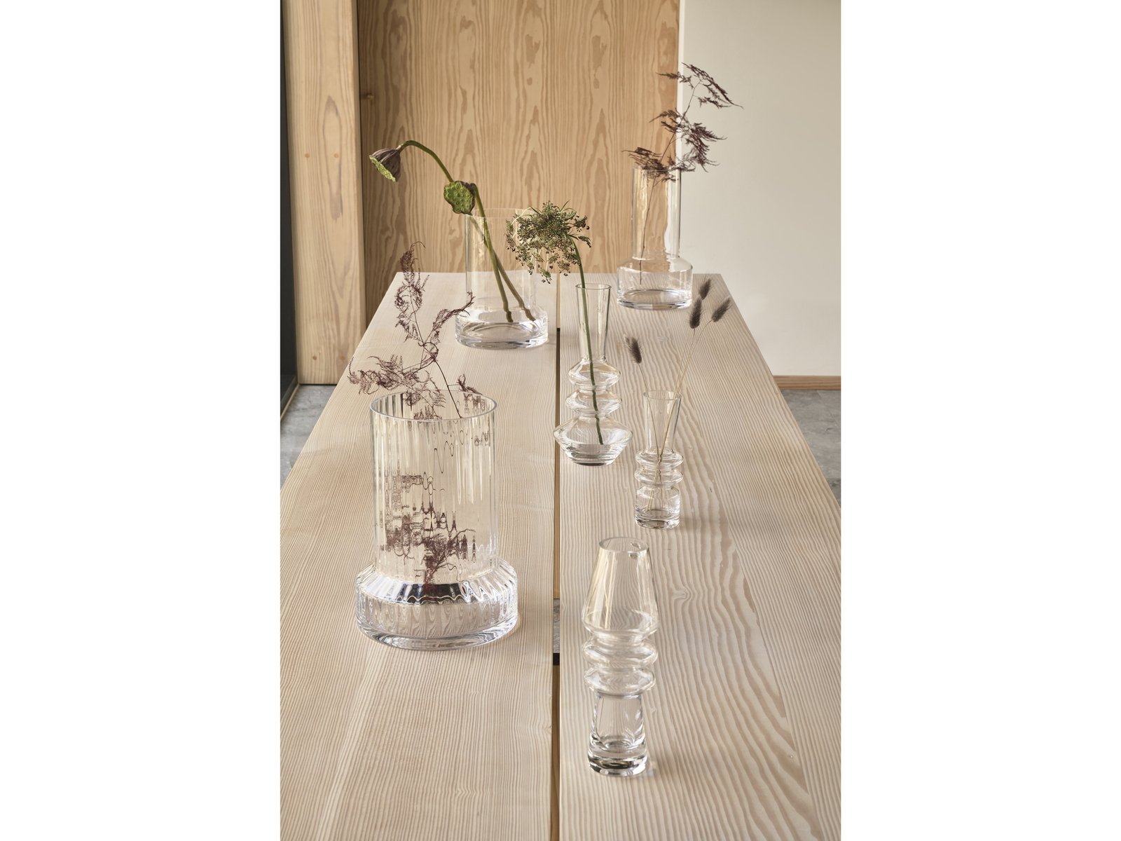 Vase Trio D7 X 20 Cm Clear Glass - Image 12