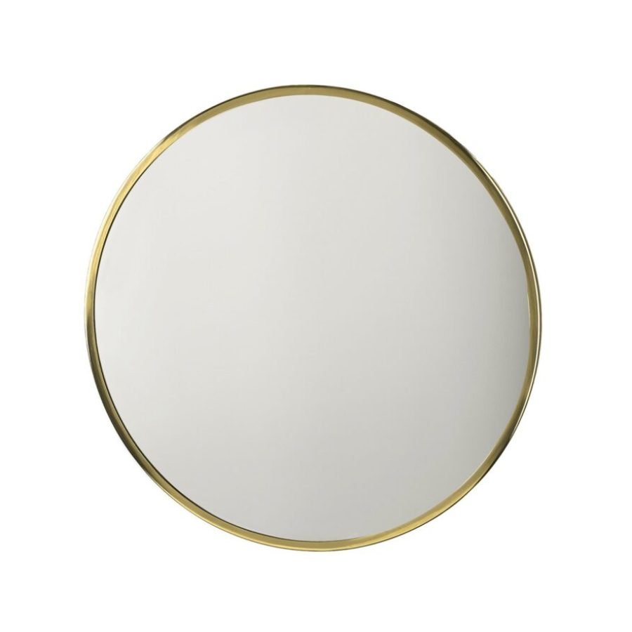 Villa Collection Vardo Round Mirror Ø80 cm in Brass