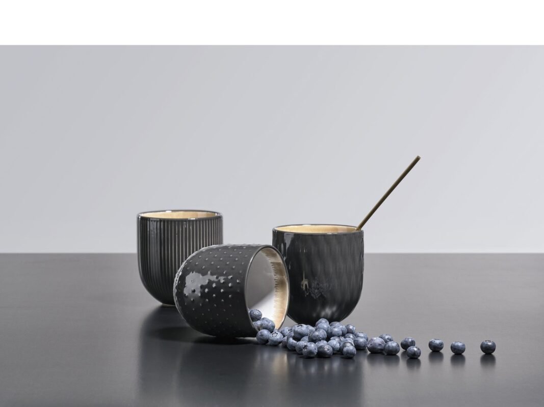 Villa Collection Velma Patterned Stoneware Mug (6)