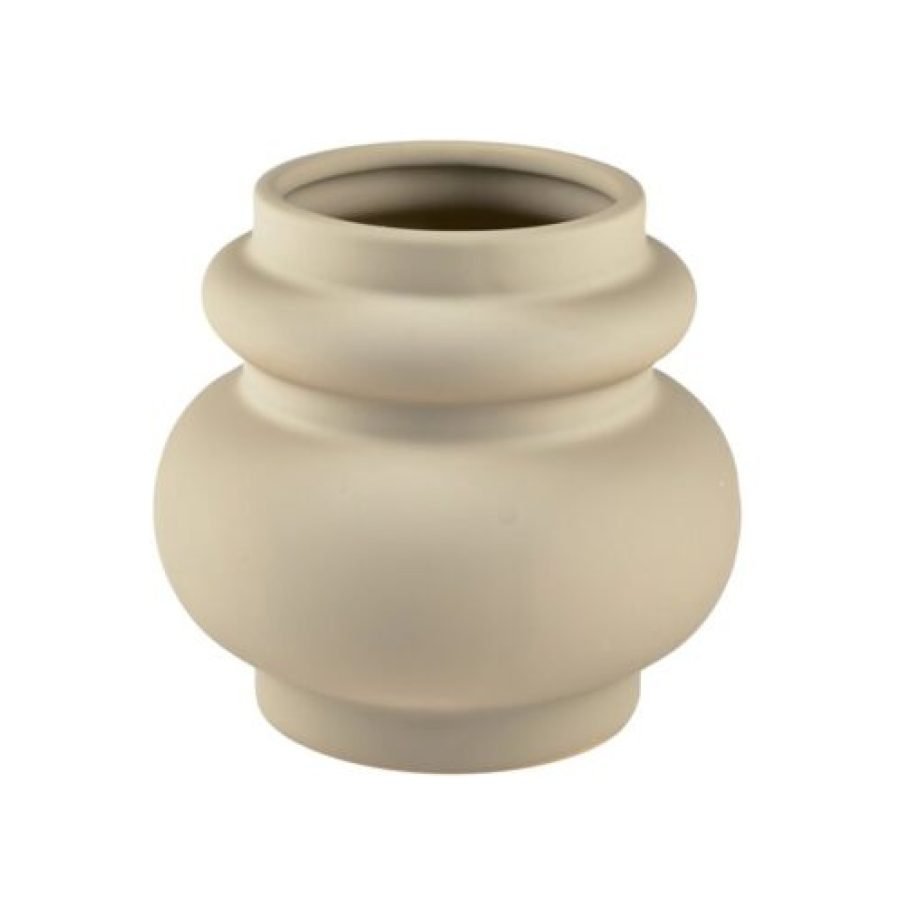 Vilde Vase 16 × 15 cm – Sand