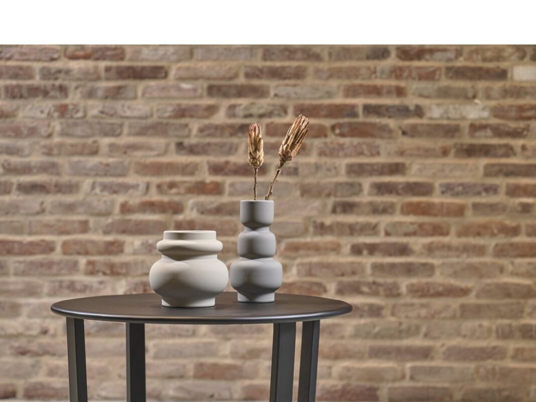 Villa Collection Vilde Vase 16 × 15 cm in Sand (3)