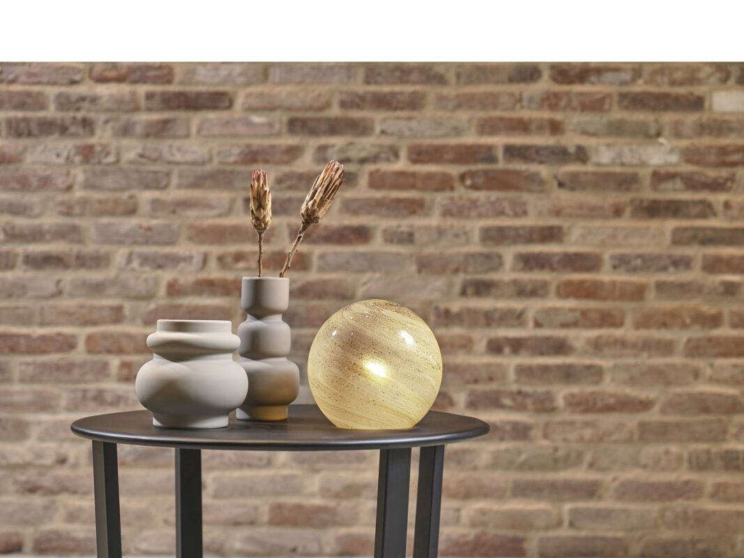Villa Collection Vilde Vase 16 × 15 cm in Sand (4)