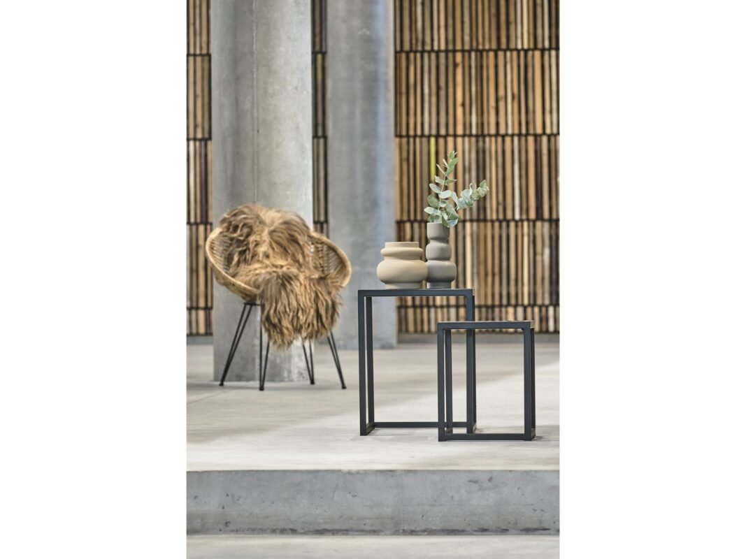 Villa Collection Vilde Vase 16 × 15 cm in Sand (5)